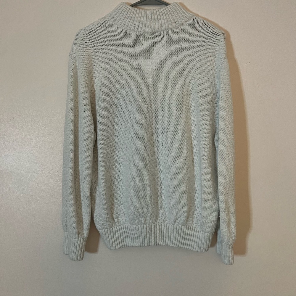 Aerie Mock neck White sweater - Picture 3 of 4